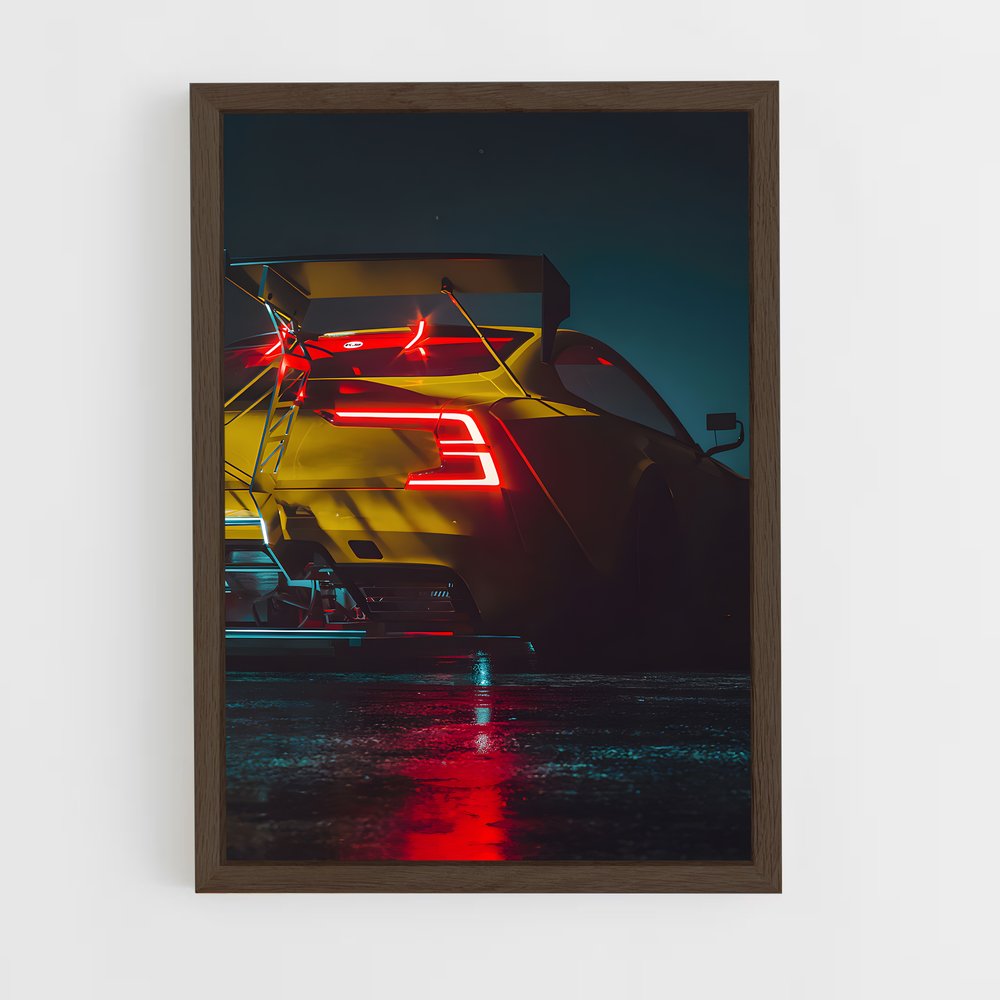 Poster Vitesse Jaune – affiche Need for speed (vue 5)